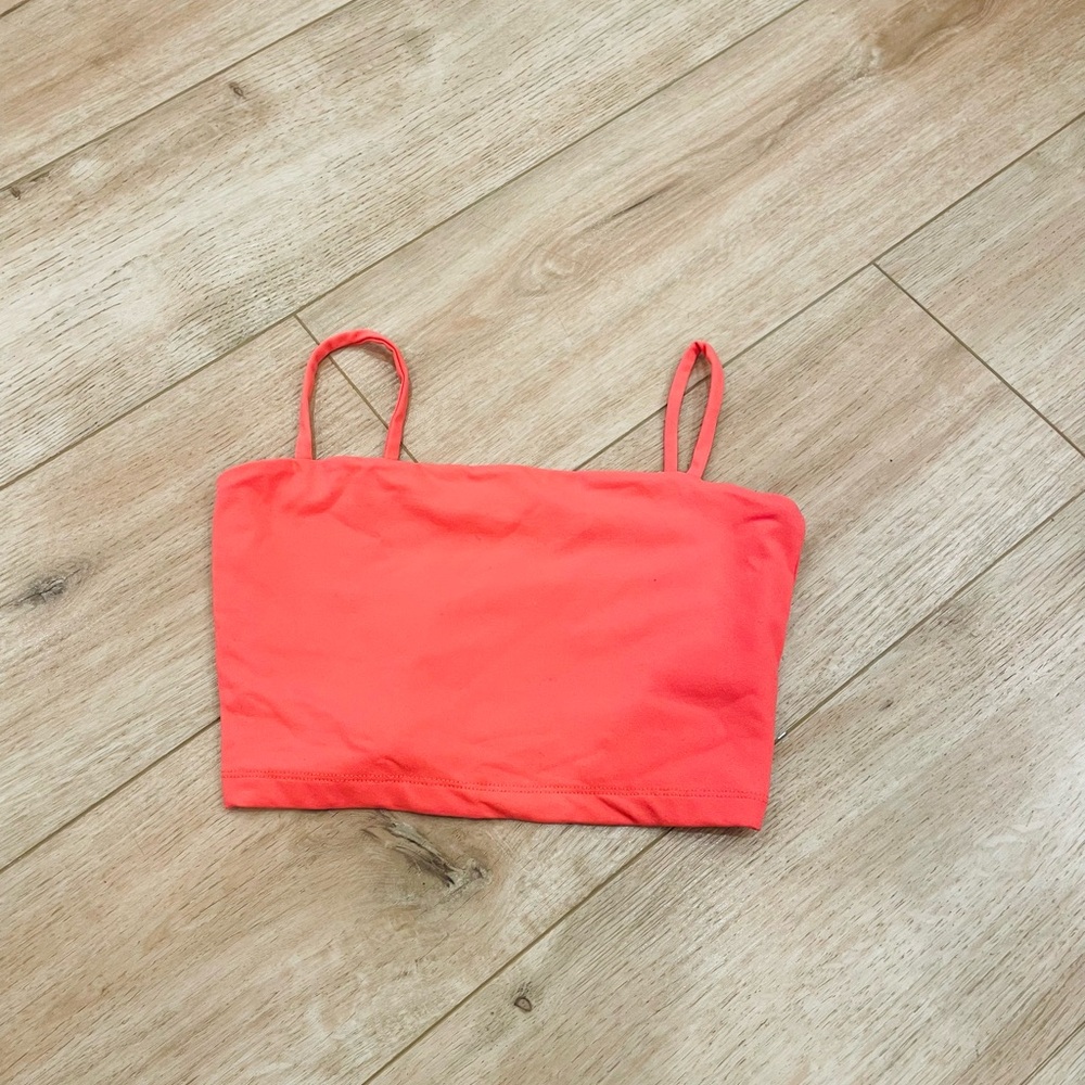 Susana Monaco coral crop top